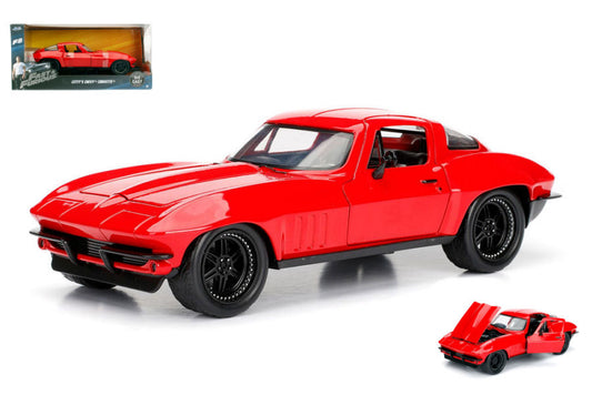 Jada Toys - LETTY'S CHEVY CORVETTE FAST & FURIOUS 8 RED 1:24 - Cod. JADA98298