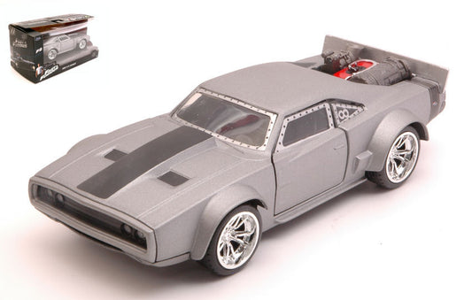 Jada Toys - DOM'S ICE CHARGER FAST & FURIOUS MATT METALLIC GREY 1:32 - Cod. JADA98299