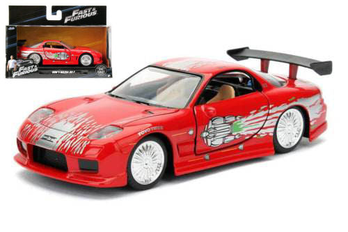 Jada Toys - DOM'S MAZDA RX-7 FAST & FURIOUS RED 1:32 - Cod. JADA98377