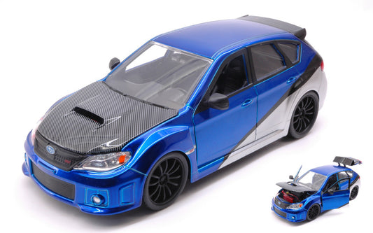 Jada Toys - BRIAN'S SUBARU IMPREZA STi FAST & FURIOUS BLUE/SILVER 1:24 - Cod. JADA99514