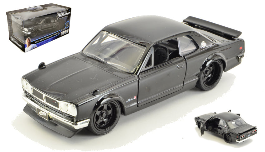 Jada Toys - BRIAN'S NISSAN SKYLINE 2000 GT-R FAST & FURIOUS BLACK 1:32 - Cod. JADA99602
