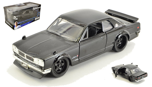 Jada Toys - BRIAN'S NISSAN SKYLINE 2000 GT-R FAST & FURIOUS BLACK 1:32 - Cod. JADA99602