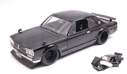 Jada Toys - BRIAN'S NISSAN SKYLINE 2000 GT-R FAST & FURIOUS BLACK 1:24 - Cod. JADA99686