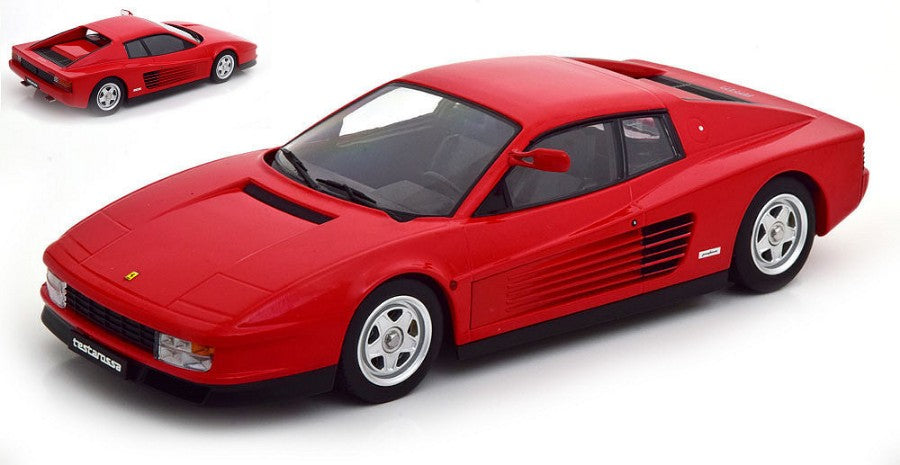 Kk Scale - FERRARI TESTAROSSA MONOSPECCHIO 1984 RED 1:18 - Cod. KKDC180501