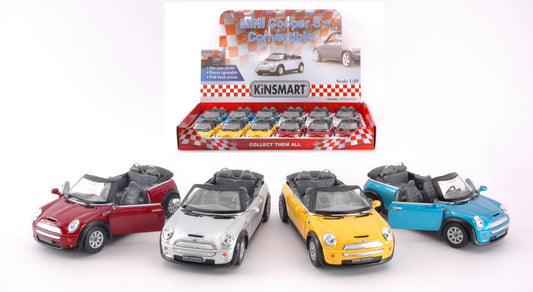 Kinsmart - MINI COOPER S CONVERTIBLE cm 12,5 1:28 - Cod. KT5089