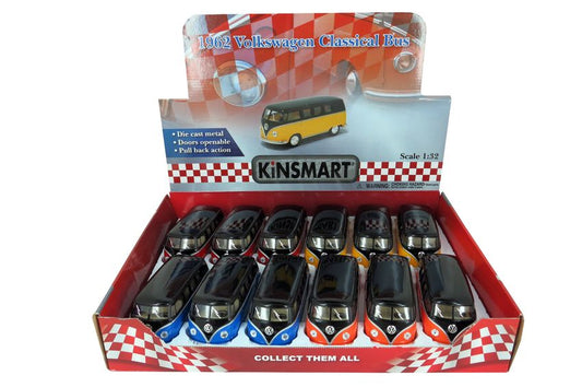 Kinsmart - VW BUS CLASSIC 1962 BLACK ROOF 1:32 - Cod. KT5376D