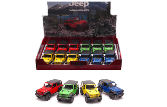 Kinsmart - JEEP WRANGLER CLOSE HARD TOP cm 12 - Cod. KT5412DB