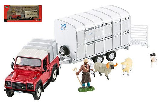 Britains - LAND ROVER FARMER SET 1:32 - Cod. LC43138