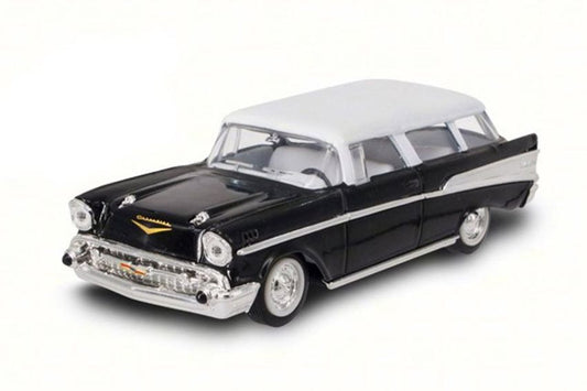 Lucky Die Cast - CHEVROLET NOMAD 1957 BLACK/WHITE 1:43 - Cod. LDC94203BK