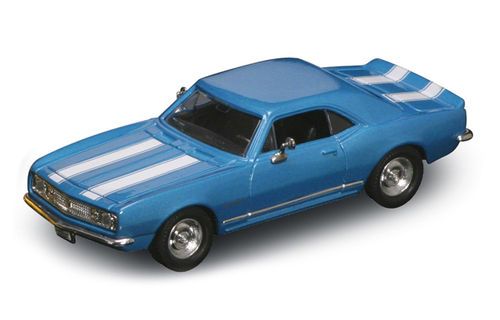 Lucky Die Cast - CHEVROLET CAMARO Z-28 1967 BLUE W/WHITE STRIPES 1:43 - Cod. LDC94216B