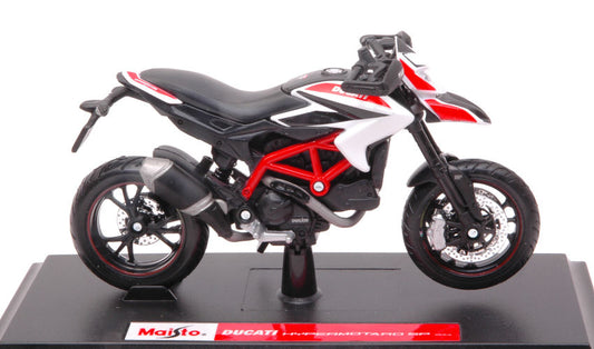 Maisto - DUCATI HYPERMOTARD SP 2013 WHITE 1:18 - Cod. MI13016W