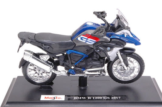 Maisto - BMW R 1200 GS 2017 BLUE 1:18 - Cod. MI17060