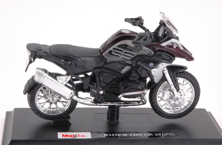 Maisto - BMW R 1200 GS 2017 DARK AMARANT RED 1:18 - Cod. MI17060R