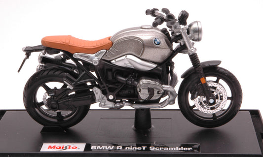Maisto - BMW R NINE T SCRAMBLER SILVER 1:18 - Cod. MI18853
