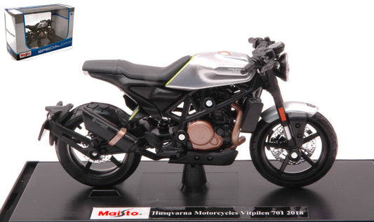 Maisto - HUSQVARNA MOTORCYCLES VITPILEN 701 2018 1:18 - Cod. MI18854