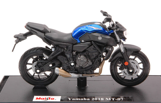 Maisto - YAMAHA MT-07 2017 BLUE 1:18 - Cod. MI18855