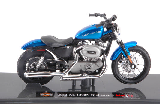 Maisto - HARLEY DAVIDSON XL 1200N NIGHTSTER 2012 BLUE 1:18 - Cod. MI18861