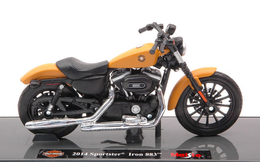 Maisto - HARLEY DAVIDSON SPORTSTER IRON 883 2014 BEIGE 1:18 - Cod. MI19137