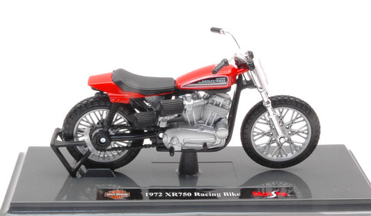 Maisto - HARLEY DAVIDSON 1972 XR750 RACING BIKE ORANGE 1:18 - Cod. MI20114