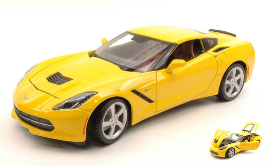 Maisto - CORVETTE STINGRAY 2014 YELLOW 1:18 - Cod. MI31182Y