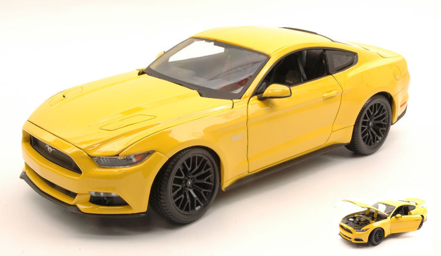 Maisto - FORD MUSTANG GT 2015 YELLOW 1:18 - Cod. MI31197Y