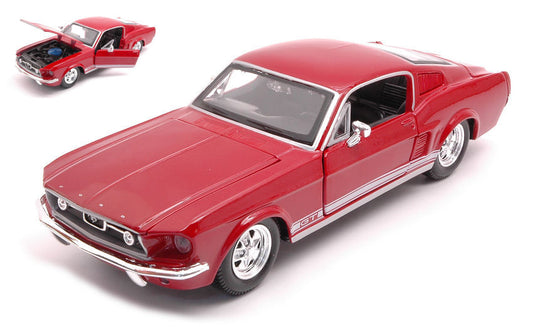 Maisto - FORD MUSTANG GT 1967 RED 1:24 - Cod. MI31260R