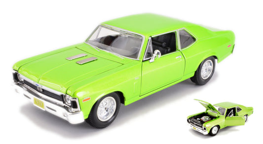 Maisto - CHEVROLET NOVA SS COUPE' 1970 GREEN 1:24 - Cod. MI31262A