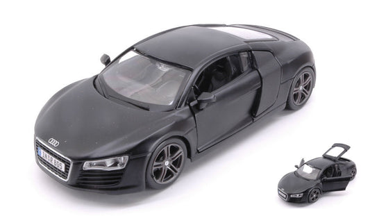 Maisto - AUDI R8 DULL BLACK COLLECTION 1:24 - Cod. MI31281Z
