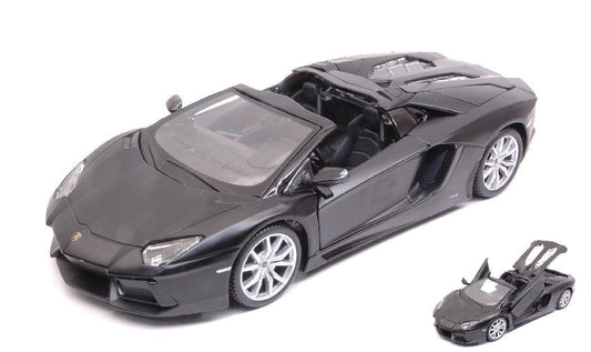 Maisto - LAMBORGHINI AVENTADOR LP 700-4 ROADSTER 2012 BLACK 1:24 - Cod. MI31504BK