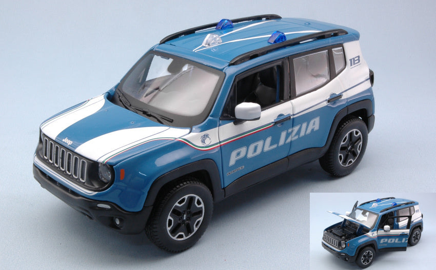 Maisto - JEEP RENEGADE POLIZIA 1:24 - Cod. MI31520P