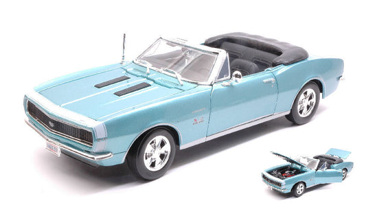 Maisto - CHEVROLET CAMARO SS 396 1967 METALLIC LIGHT BLUE 1:18 - Cod. MI31684BL