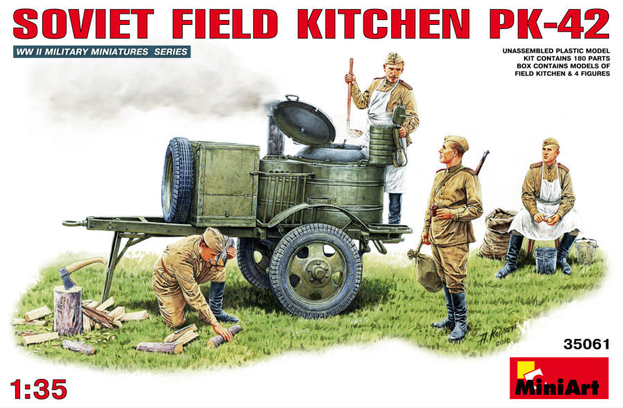 Miniart - SOVIET FIELD KITCHEN KP-42 KIT 1:35 - Cod. MIN35061