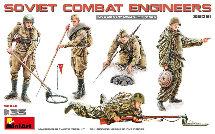 Miniart - SOVIET COMBAT ENGINEERS KIT 1:35 - Cod. MIN35091