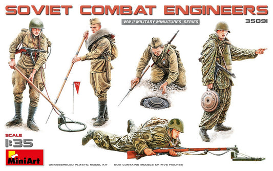 Miniart - SOVIET COMBAT ENGINEERS KIT 1:35 - Cod. MIN35091