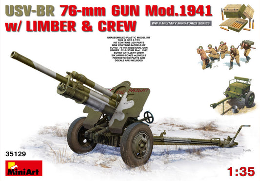 Miniart - USV-BR 76mm GUN MOD.1941 KIT 1:35 - Cod. MIN35129