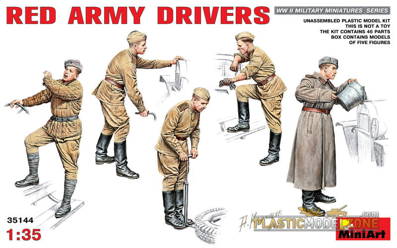 Miniart - RED ARMY DRIVERS KIT 1:35 - Cod. MIN35144