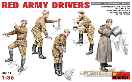 Miniart - RED ARMY DRIVERS KIT 1:35 - Cod. MIN35144