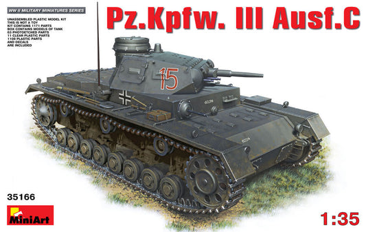 Miniart - PZ.KPFW.III AUSF.C KIT 1:35 - Cod. MIN35166