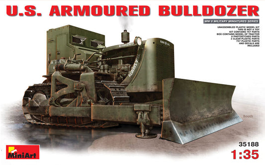 Miniart - U.S. ARMOURED BULLDOZER KIT 1:35 - Cod. MIN35188