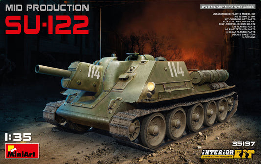 Miniart - SU-122 MID PRODUCTION KIT 1:35 - Cod. MIN35197