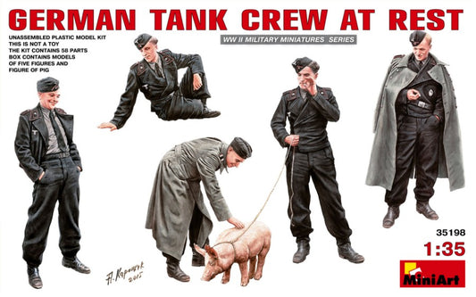 Miniart - GERMAN TANK CREW AT REST KIT 1:35 - Cod. MIN35198