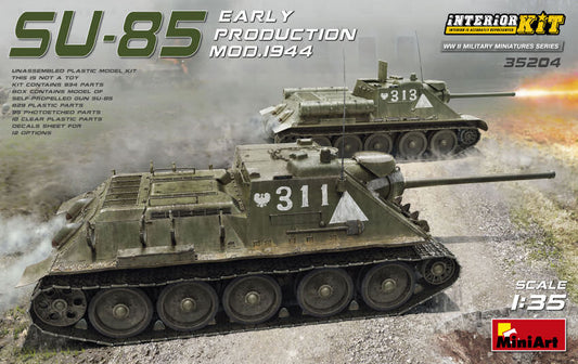 Miniart - SU-85 EARLY PRODUCTION MOD.1944 INTERIOR KIT 1:35 - Cod. MIN35204