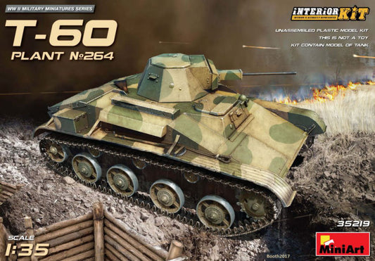 Miniart - T-60 (PLANT.No.264 STALINGRAD) KIT 1:35 - Cod. MIN35219
