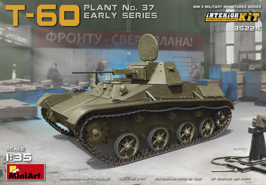 Miniart - T-60 (PLANT.No.37 EARLY SERIES) KIT 1:35 - Cod. MIN35224