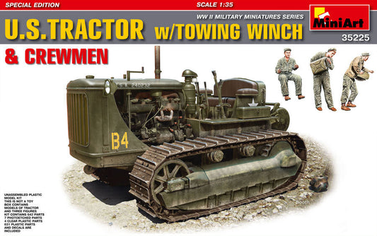 Miniart - U.S. TRACTOR W/TOWING & CREWMEN KIT 1:35 - Cod. MIN35225