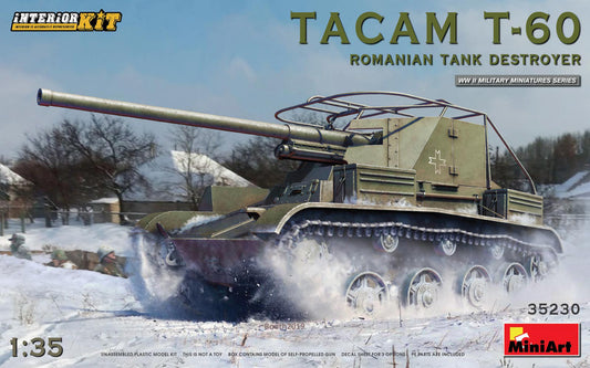 Miniart - TACAM T-60 ROMANIAN TANK DESTROYER INTERIOR KIT 1:35 - Cod. MIN35230