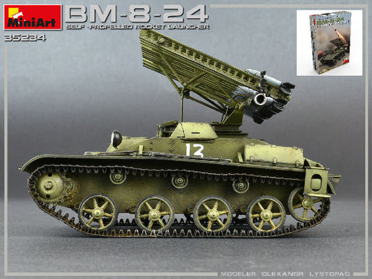 Miniart - BM-8-24 SELF-PROPELLED ROCKET LAUNCHER KIT 1:35 - Cod. MIN35234