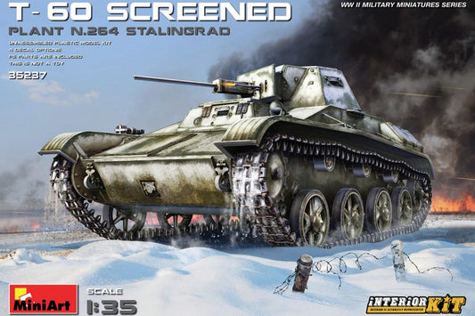 Miniart - T-60 SCREENED PLANT.No.264 STALINGRAD KIT 1:35 - Cod. MIN35237