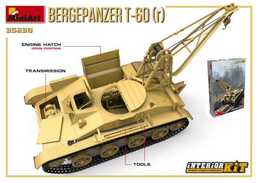 Miniart - BERGEPANZER T-60 (R) INTERIOR KIT 1:35 - Cod. MIN35238