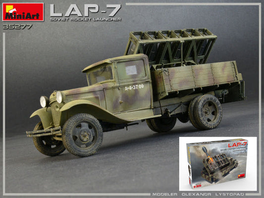 Miniart - SOVIET ROCKET LAUNCHER LAP-7 KIT 1:35 - Cod. MIN35277